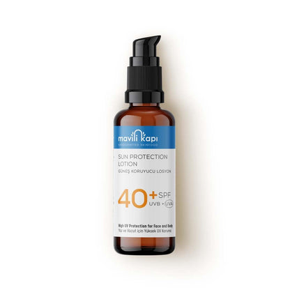 Mineral SUN PROTECTION LOTION - 40+SPF UVA + UVB - 100% Natural with Zinc Oxide - 100 ml